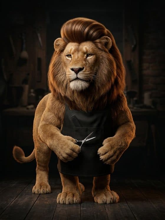 Lion — Barber shop